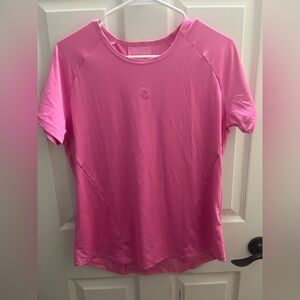 Pink workout shirt